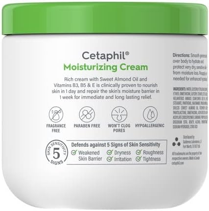 Cetaphil Moisturizing Cream, 16 Oz