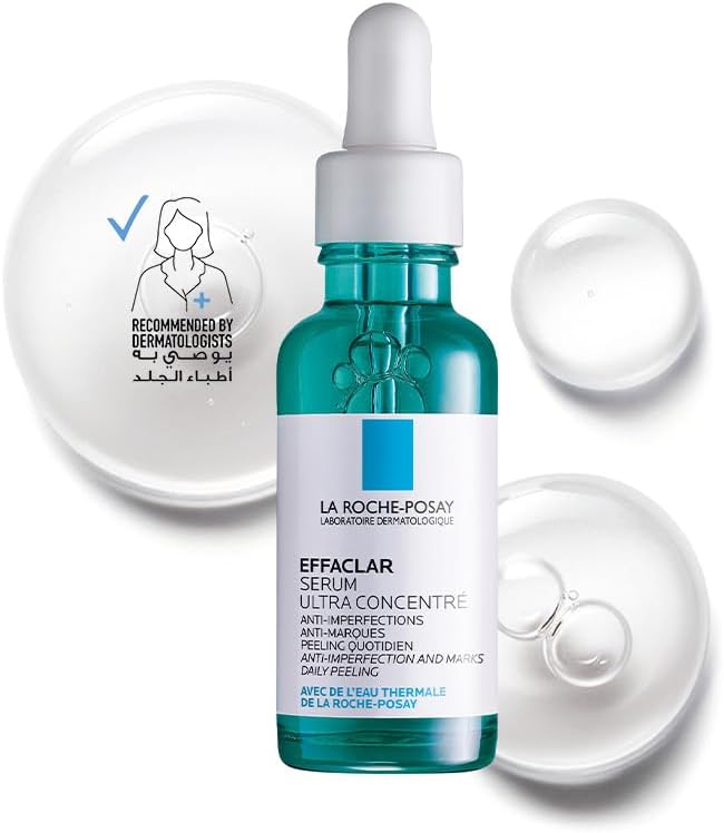 La Roche-Posay Effaclar Acne Serum with Salicylic Acid and Niacinamide for Oily and Acne Prone Skin 30ml