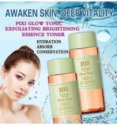 Roushun Pixii Glow Tonic Roshan Pixi Toner Cleanser, Exfoliator & Treatment, 130ml