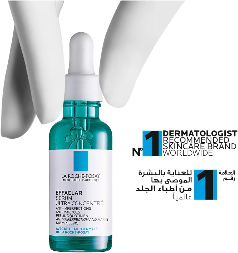 La Roche-Posay Effaclar Acne Serum with Salicylic Acid and Niacinamide for Oily and Acne Prone Skin 30ml