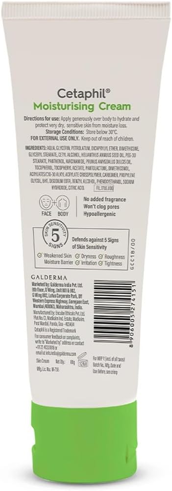 Cetaphil Moisturising Cream, 80g