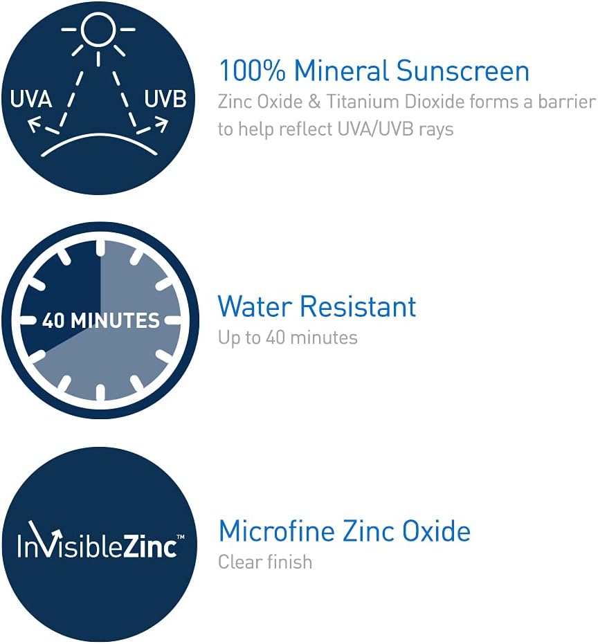 CeraVe Mineral Sunscreen Stick for Kids & Adults | 100% Mineral Sunscreen, Zinc Oxide & Titanium Dioxide with Hyaluronic Acid and Ceramides | Broad Spectrum SPF 50 | Fragrance Free | 0.47 Ounce