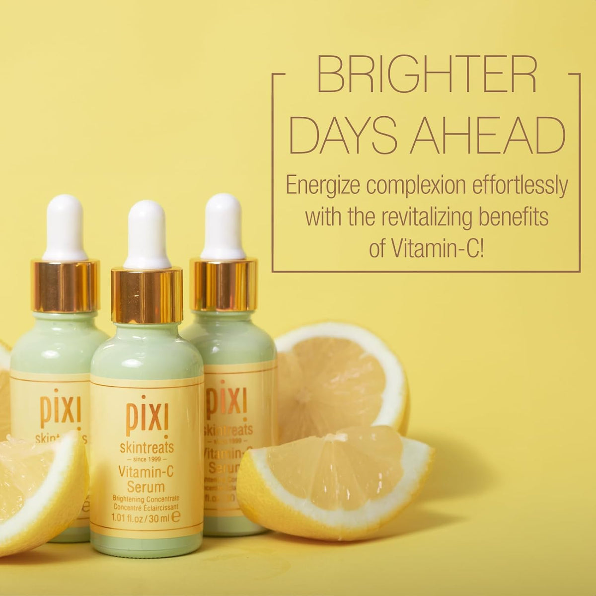 Pixi Beauty Vitamin-C Serum | Brightening Serum For Radiant Skin | Daily Vitamin-C Serum | Maintain A Youthful Complexion | 1.01 Fl Oz