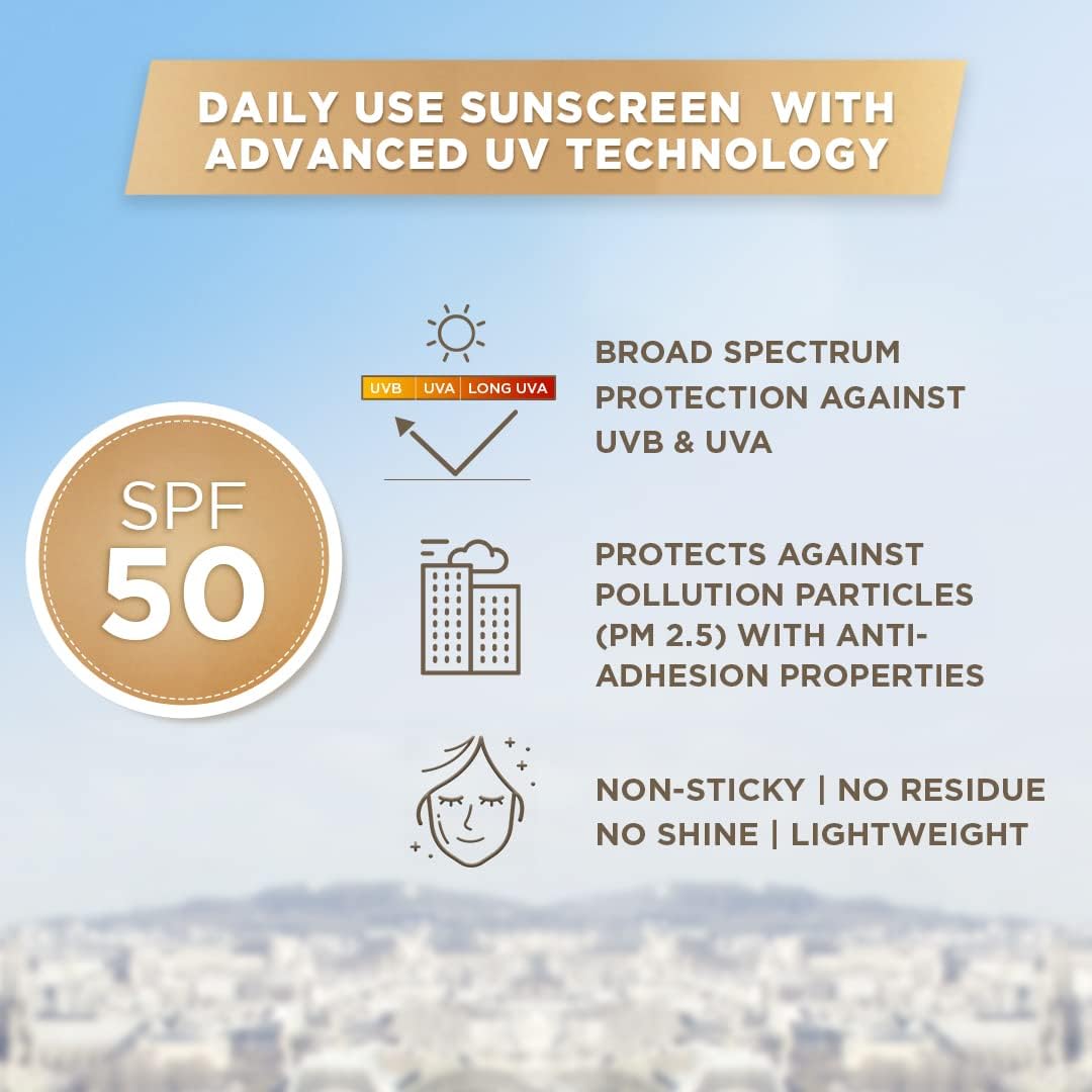 L’Oréal Paris UV Defender Serum Protector Sunscreen SPF 50 PA+++, Matte & Fresh, 50 ml (Pack of 1) ht Matte Sunscreen For Oily Skin | UVA & UVB Protection, 50 ml