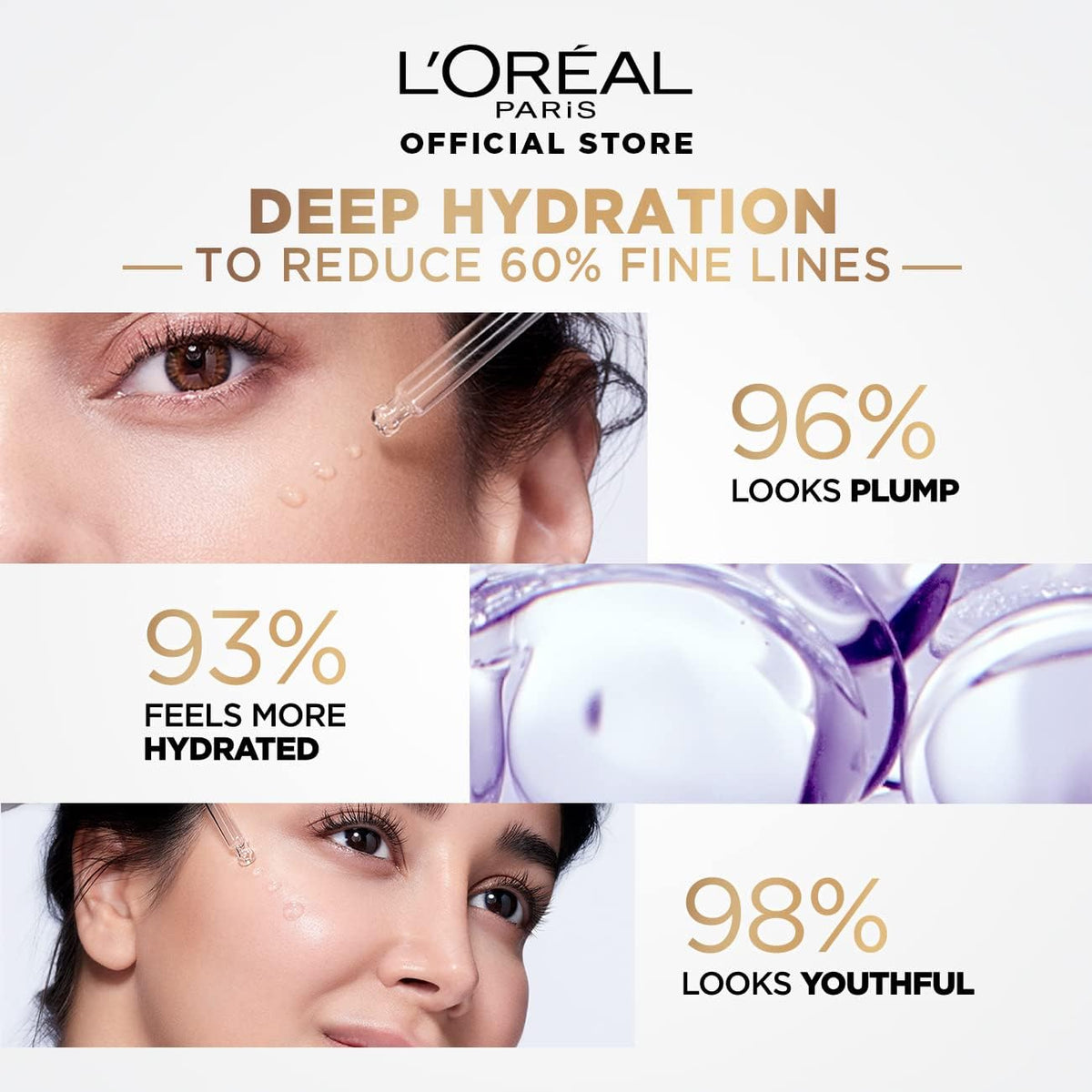L'Oréal Paris Hyaluron Expert Replumping Face Serum with Hyaluronic Acid - 30ml