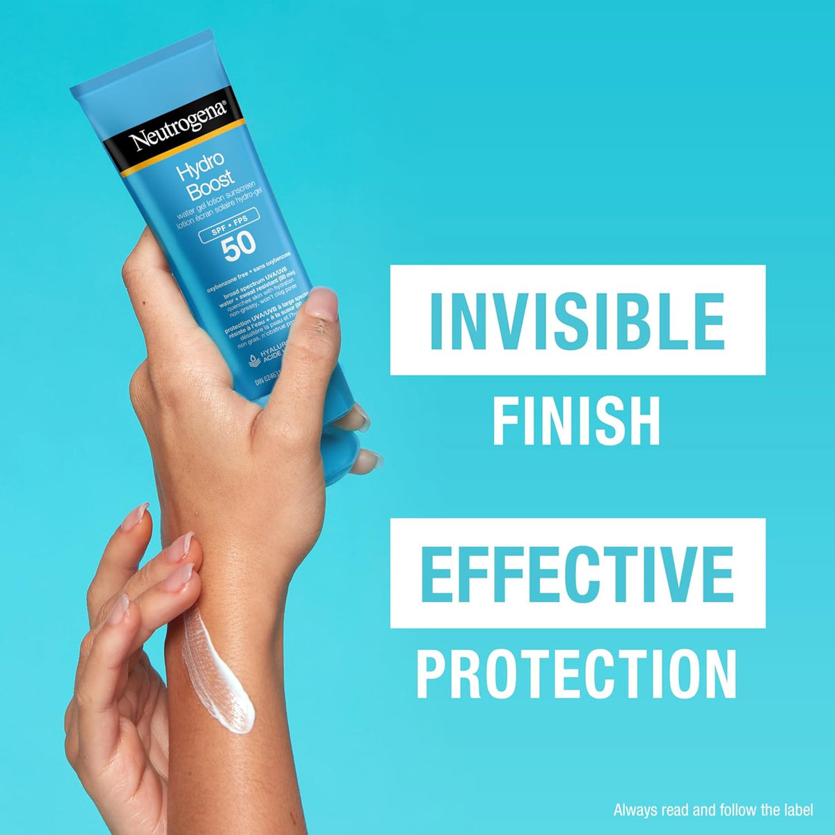 Neutrogena Hydro Boost Water Gel Lotion Sunscreen SPF 50 – 88ml | Broad Spectrum UVA/UVB Protection, Water & Sweat Resistant (80 min), Hydrating & Non-Greasy, Won’t Clog Pores
