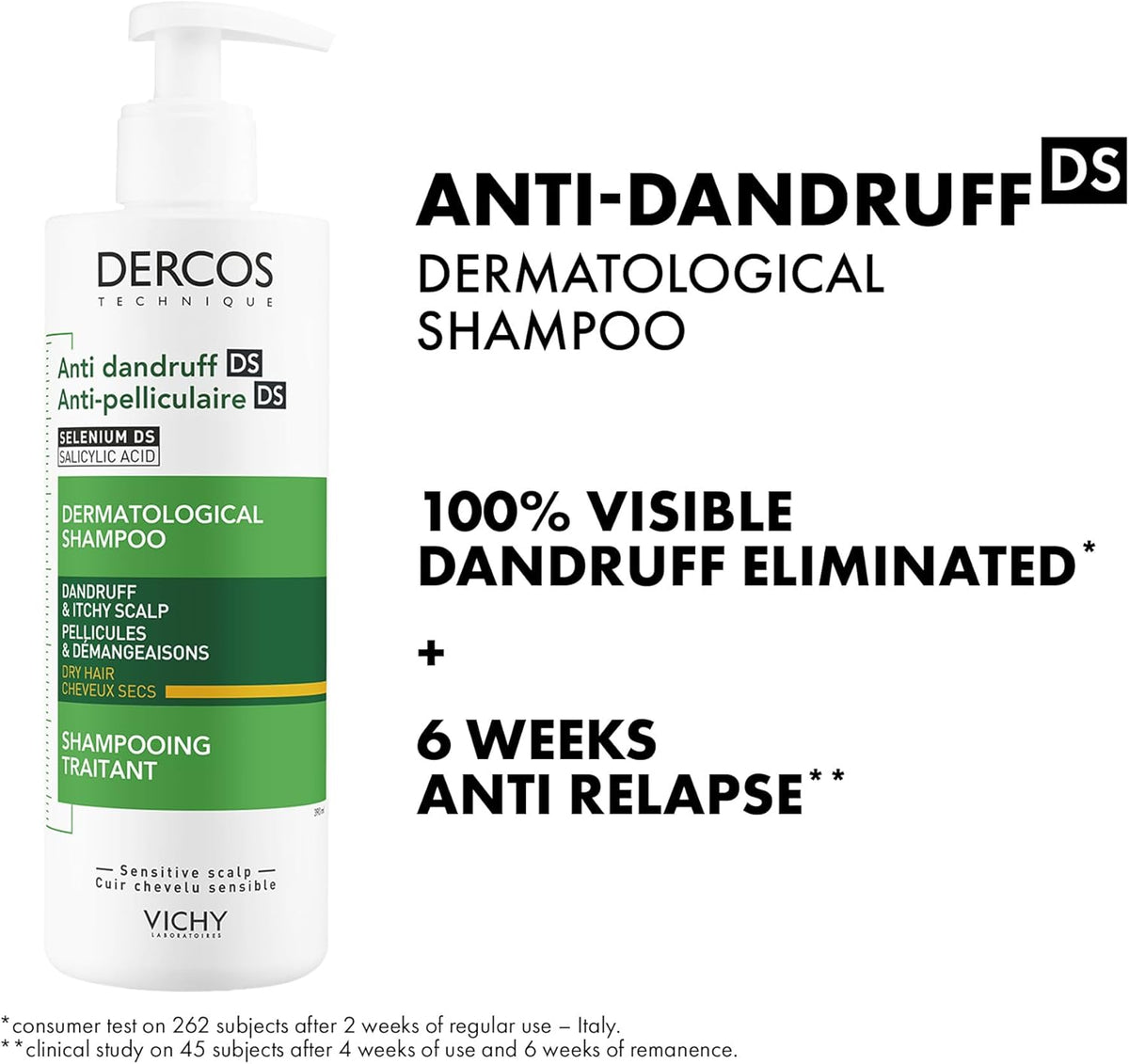 Vichy Dercos Anti Dandruff Shampoo for Dry hair