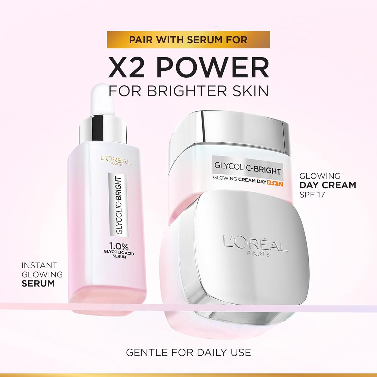 L'Oréal Paris Glycolic Bright Glowing Day Cream with SPF 17 50ML