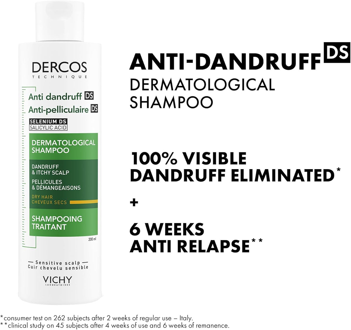 Vichy Dercos Anti Dandruff Shampoo for Dry hair