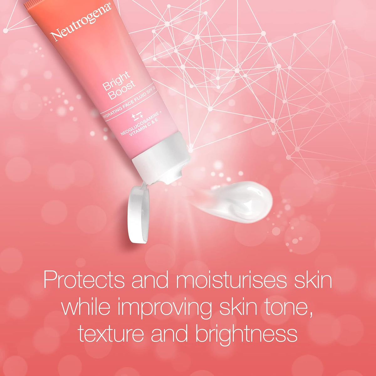 Neutrogena Gel Cream, Bright Boost, reduces appearance of dark spots, uneven skin tone and fine lines , lightweight formula ,50 ml