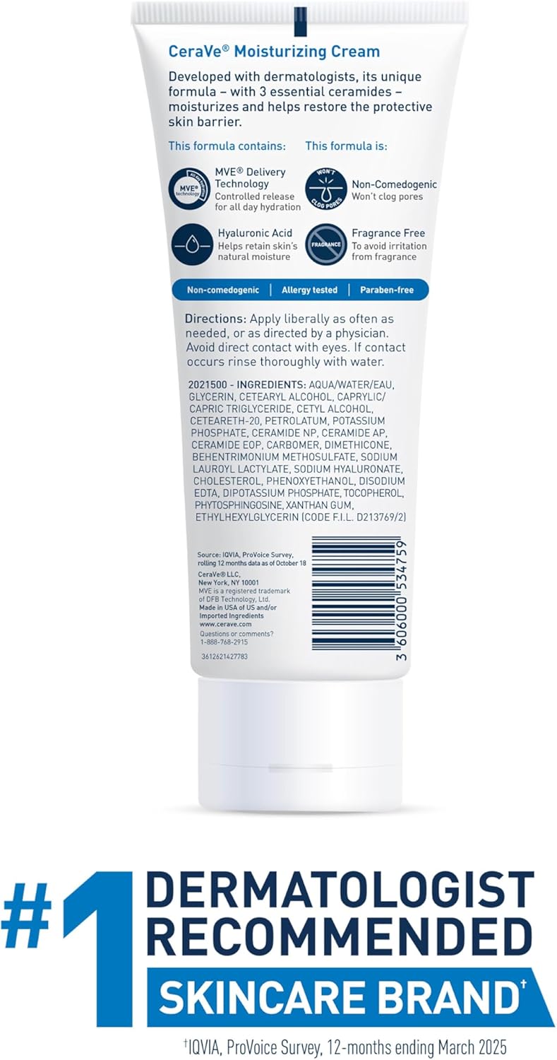 Best CeraVe Ceramide Moisturizer & Barrier Repair Cream