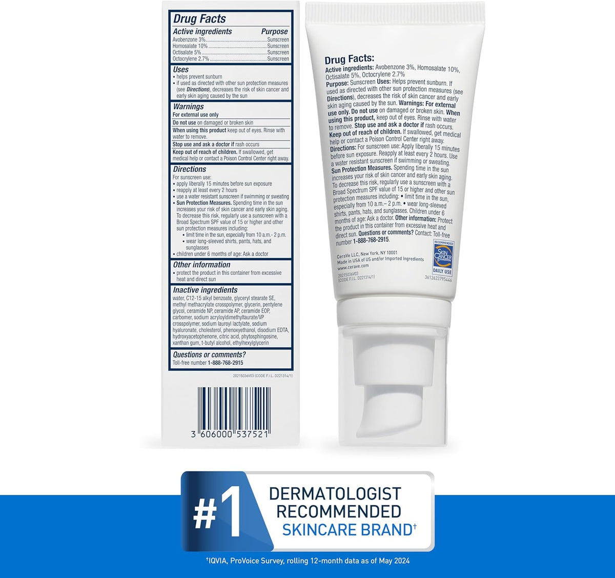 Cerave Pm Facial Moisturizing Lotion, 3 Oz., Multiplied With Derma Roller, 3 Fl Oz (Pack Of 1)