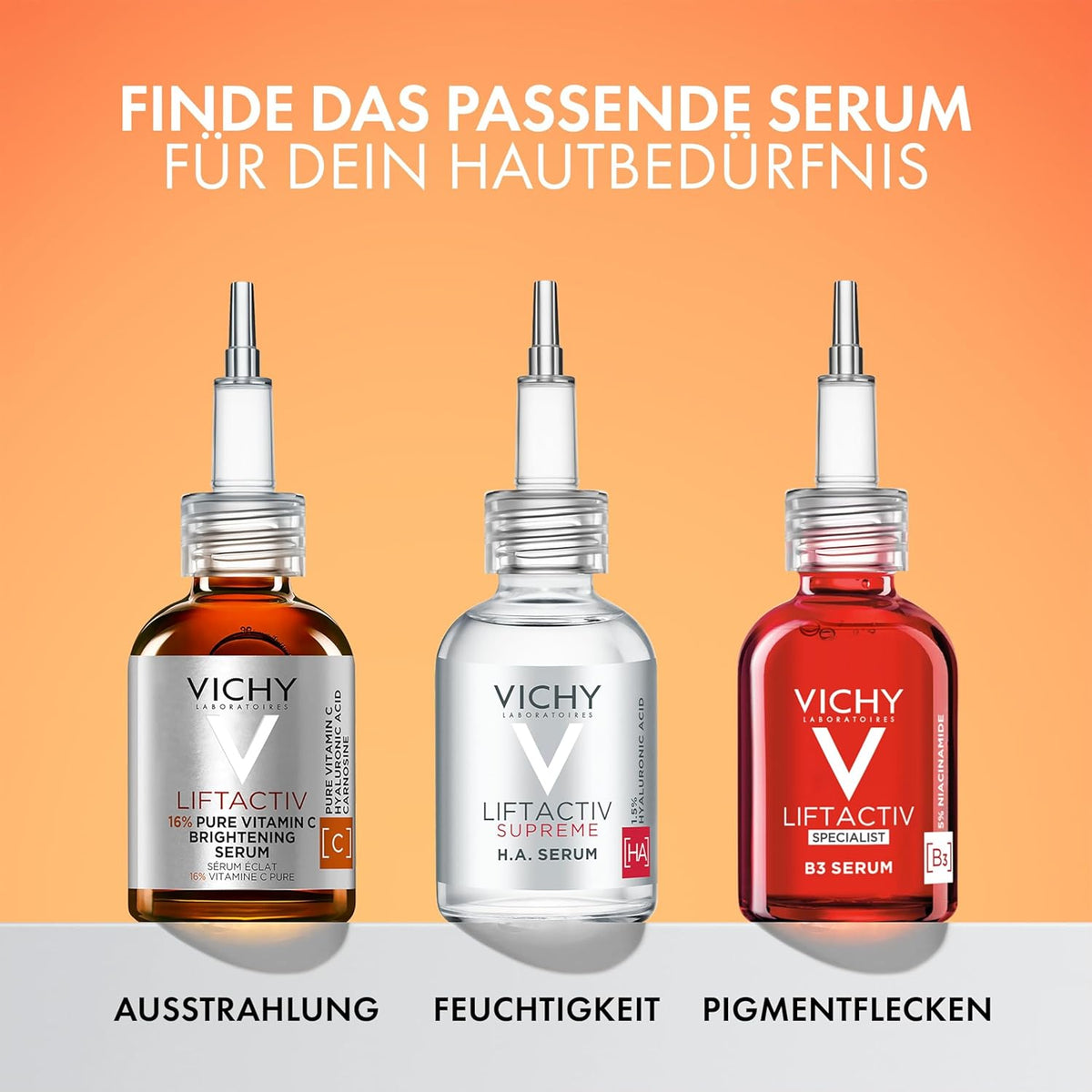 Vichy Liftactiv Vitamin C 16% Serum for Anti Aging & Brightening 20ml