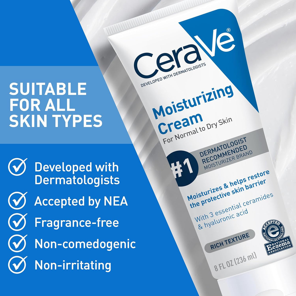 Best CeraVe Ceramide Moisturizer & Barrier Repair Cream
