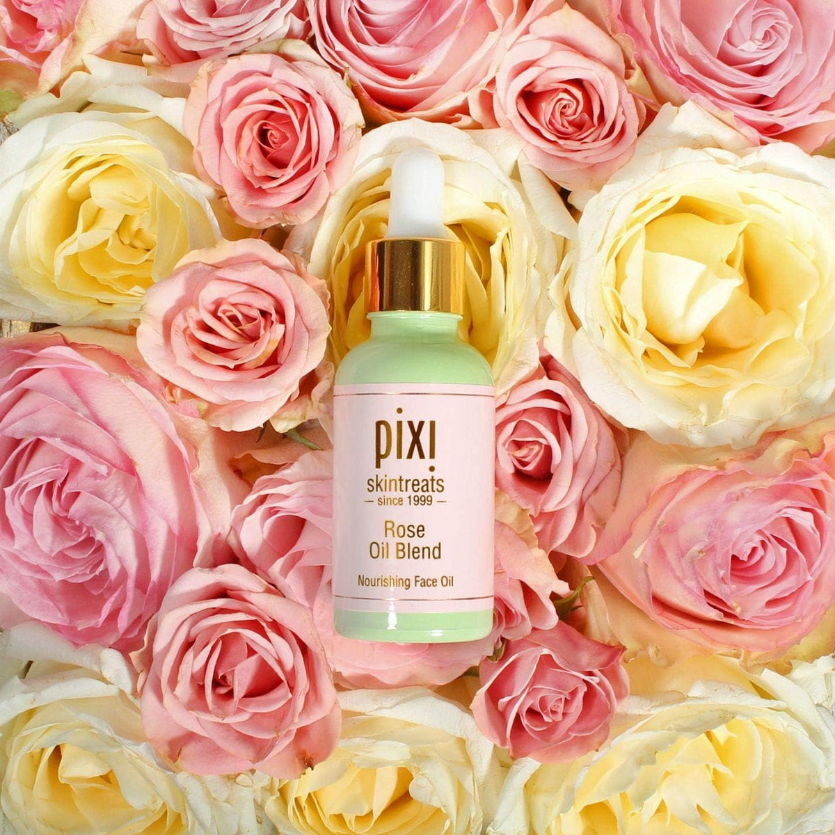 Pixi Beauty, Rose Oil Blend, Nourishing Face Oil, with Rose & Pomegranate Oils, 1.01 fl oz (30 ml)